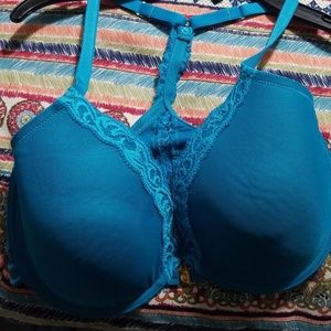 Teal Tank top bra